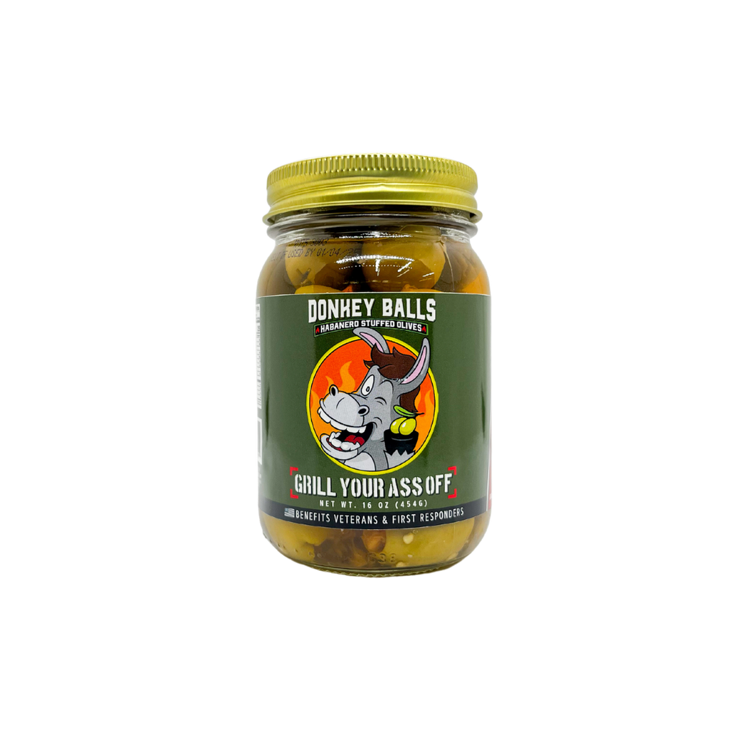 Donkey Balls Habanero Stuffed Olives - Charcuterie, Snack