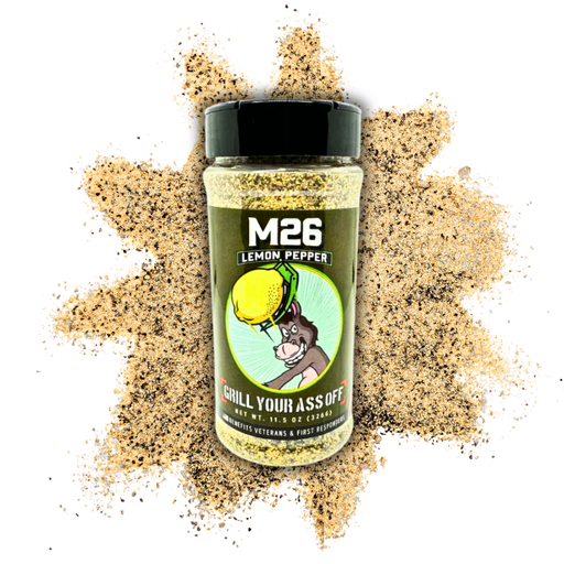 [M26LP] M26 Lemon Pepper Seasoning – Bold Citrus & Pepper Blend