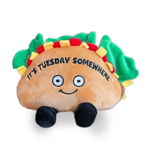[TACO1] "It's Tuesday Somewhere" Plush Taco