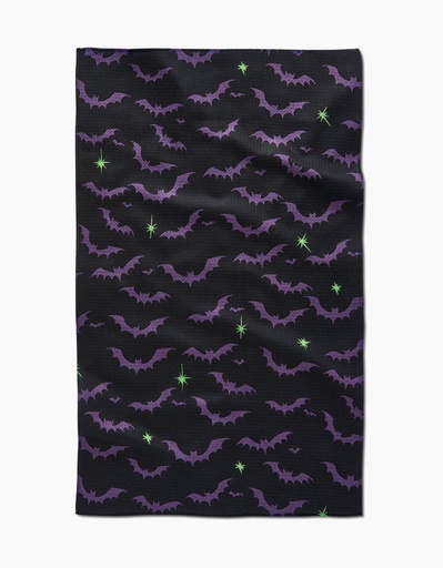 [TT-MF-dark-night-bats] Dark Night Bats Tea Towel